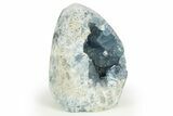 Free-Standing Crystal Filled Celestine Geode - Madagascar #303870-1